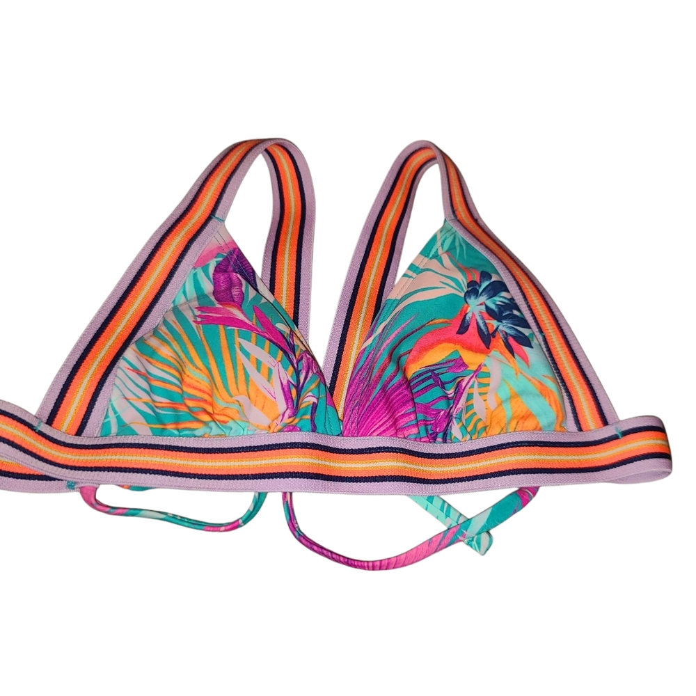 Tropical Print Bikini Set - Picture 4 of 6